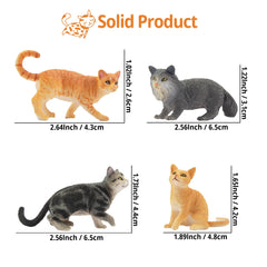 Toymany American Wirehair figurine standing for realistic display