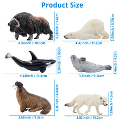 Toymany arctic hare figurine boosts creative play and classroom crafts.