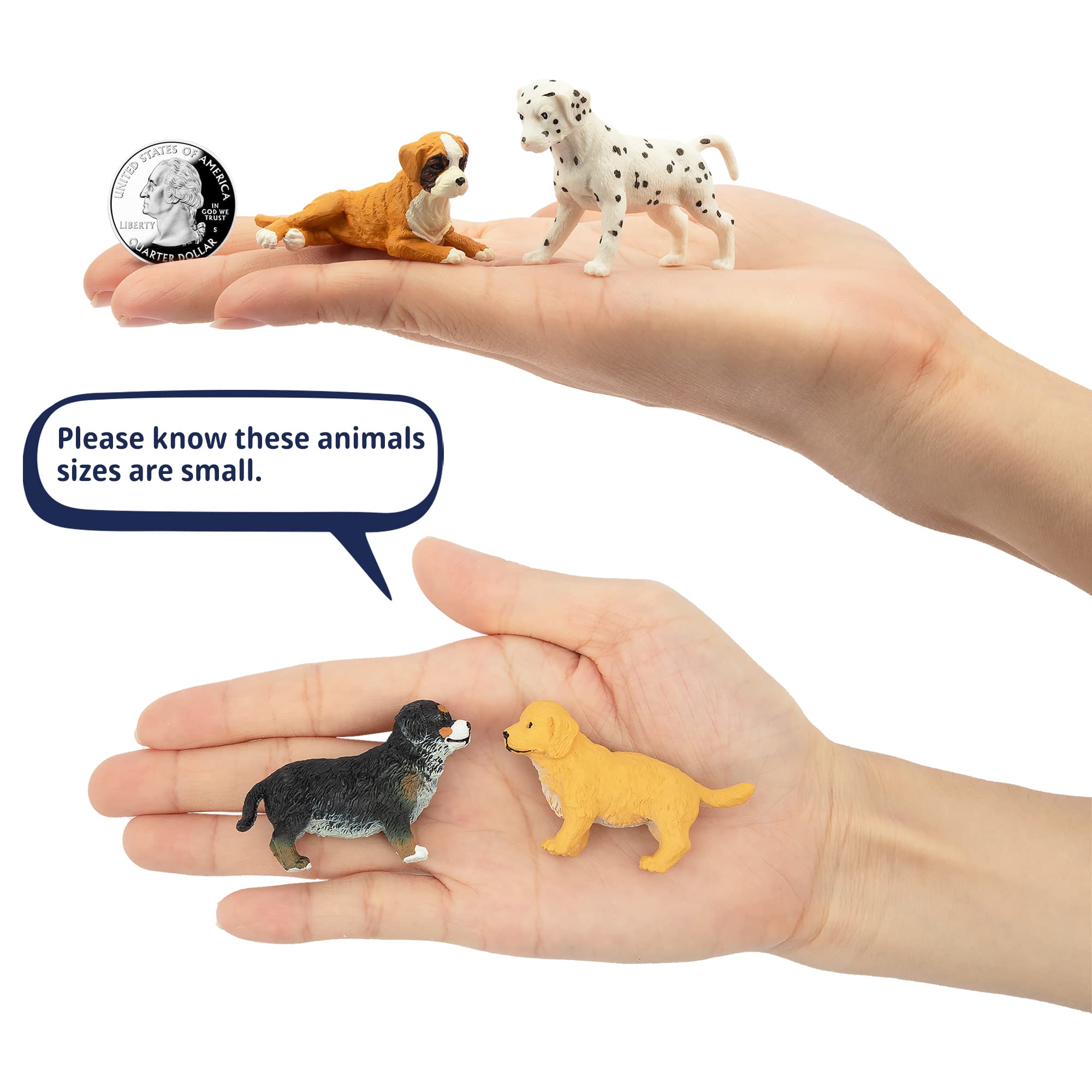 Toymany boxer miniature figurine for desk decor and pretend play.