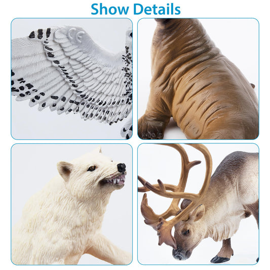 Toymany caribou figurine ideal for storytelling and seasonal decor.