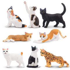 Toymany cat collection for shelves, desks, and room decor.