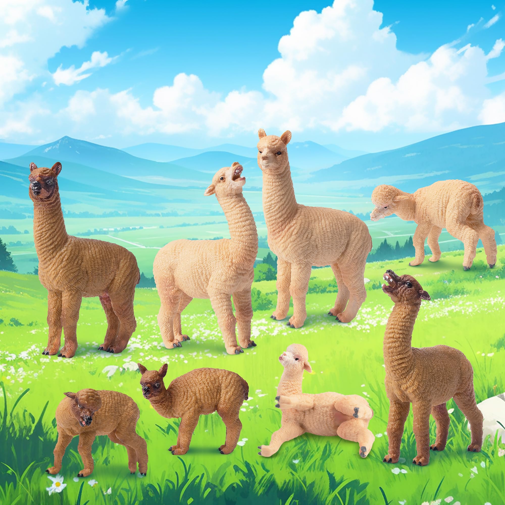 Toymany educational alpaca set supports creative learning and decoration