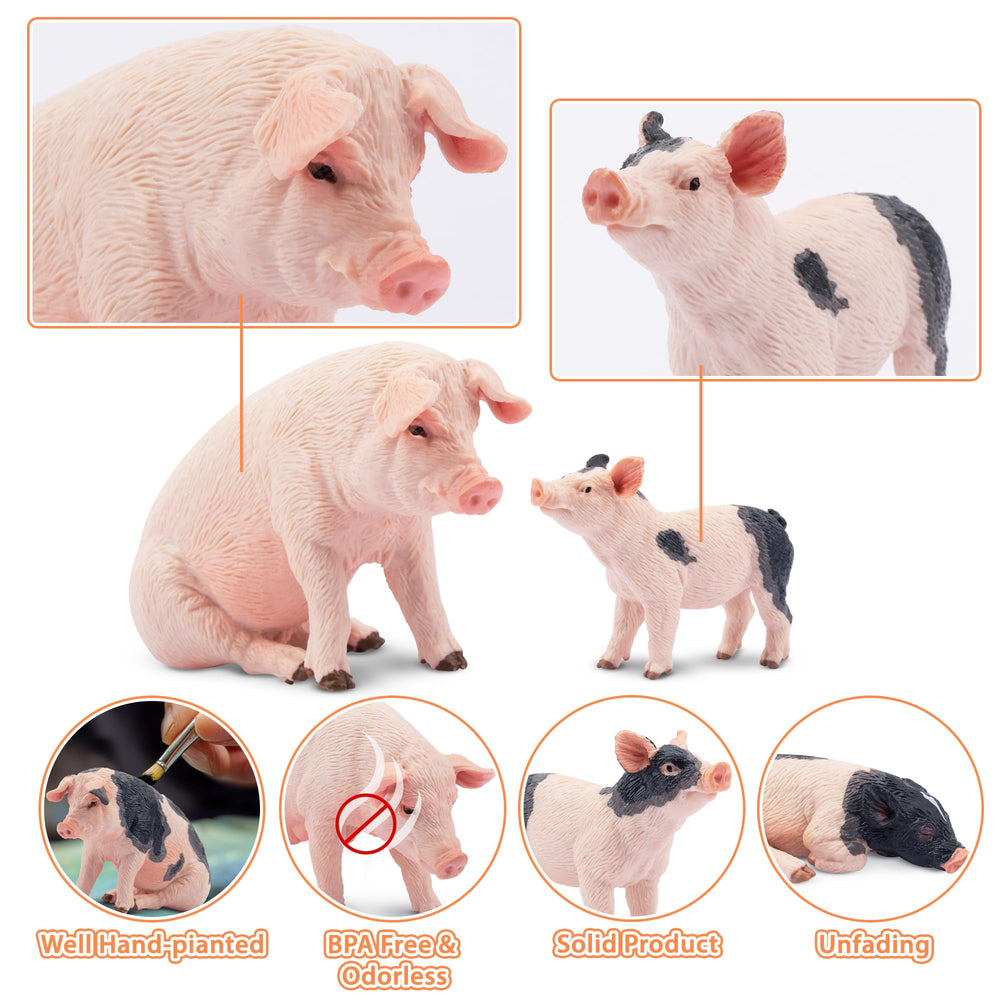 Toymany farm animal figures collection for school projects and classroom decor