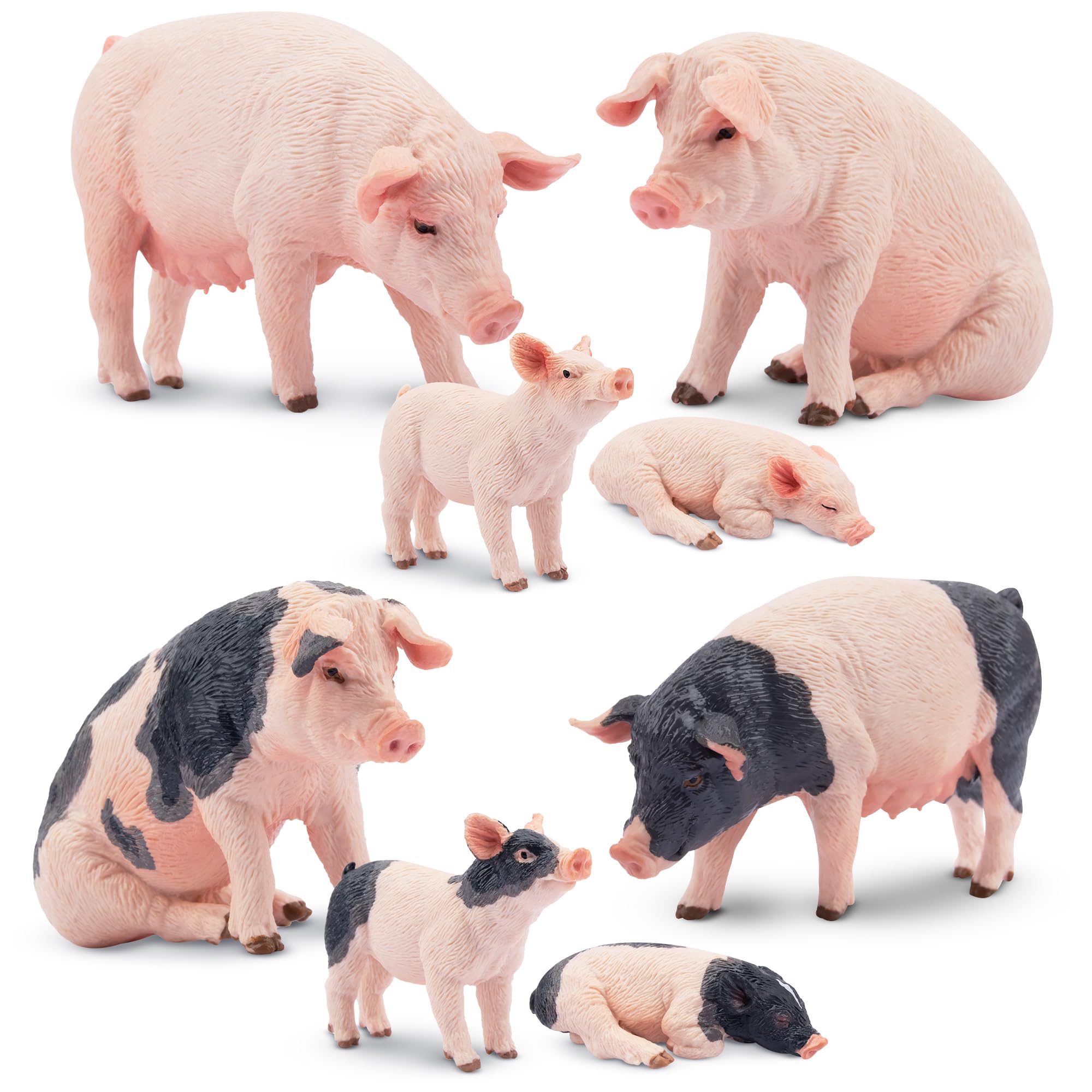Toymany pig family playset sparks imagination during playtime