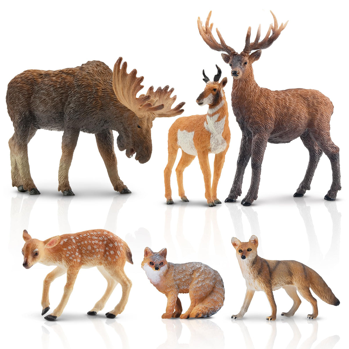 Toymany forest animals moose figure for imaginative play and exploration