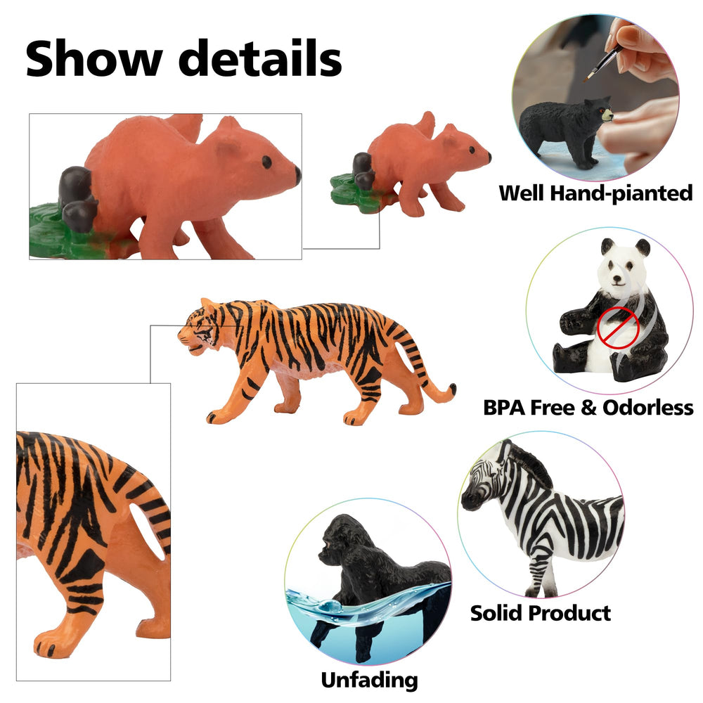 Toymany brown bear figure for storytelling and mini displays