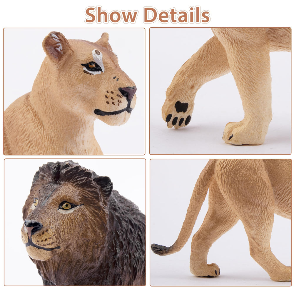 Toymany lion cubs group encouraging creative play and family dynamics.
