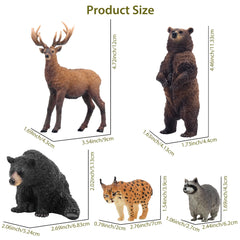Toymany Elk figurine with realistic paint for storytelling and decorative shelves