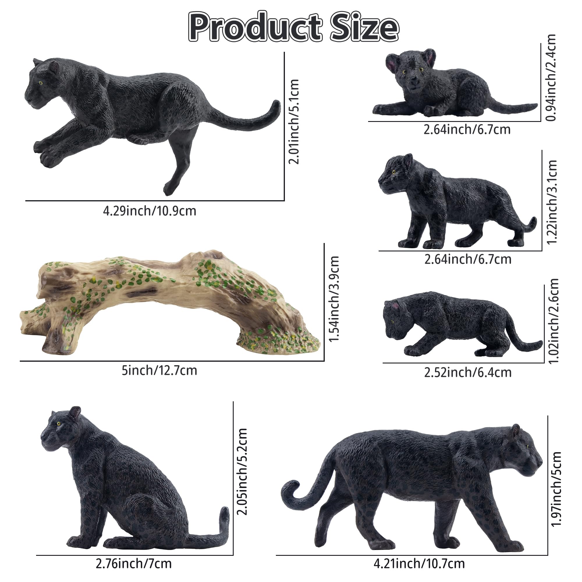 Toymany panther cub detail highlights lifelike eyes for engaging storytelling.