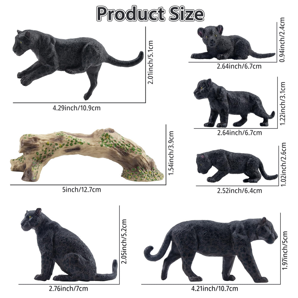 Toymany panther cub detail highlights lifelike eyes for engaging storytelling.