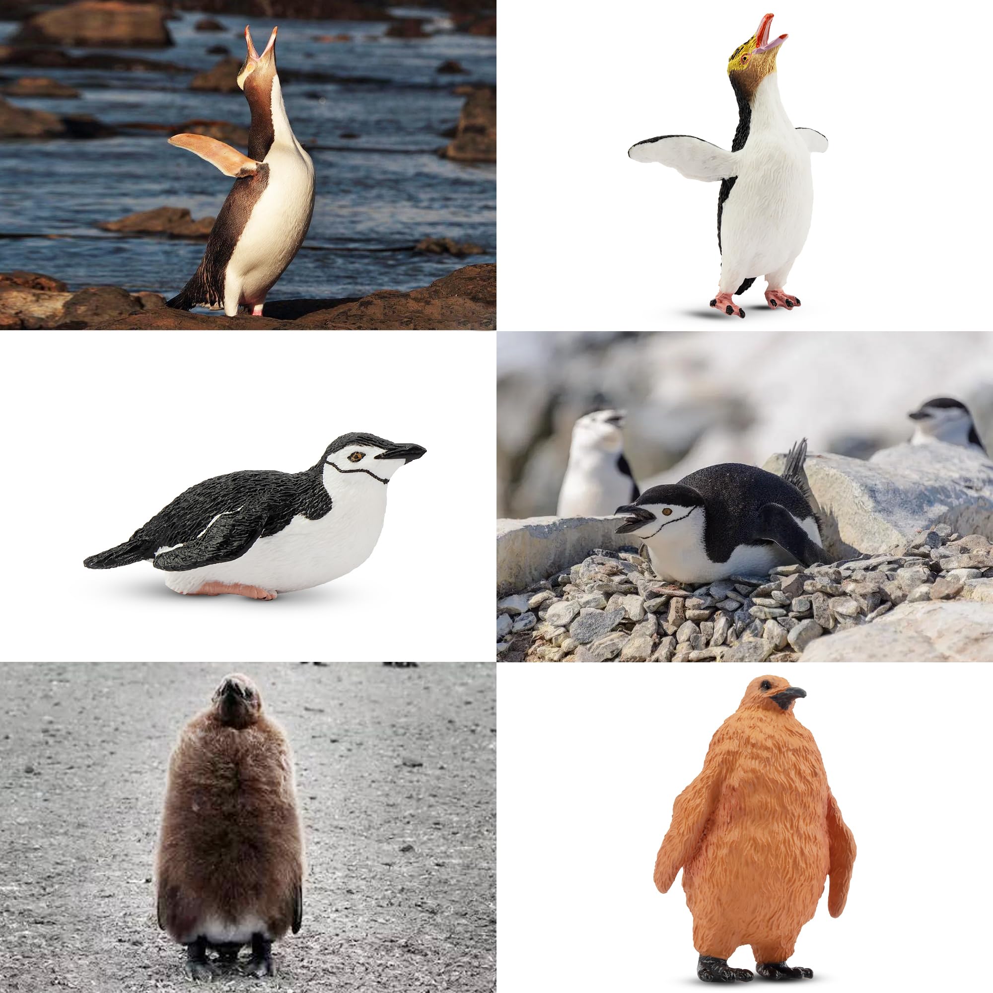 Toymany penguin cake toppers ready to decorate birthdays and celebrations.