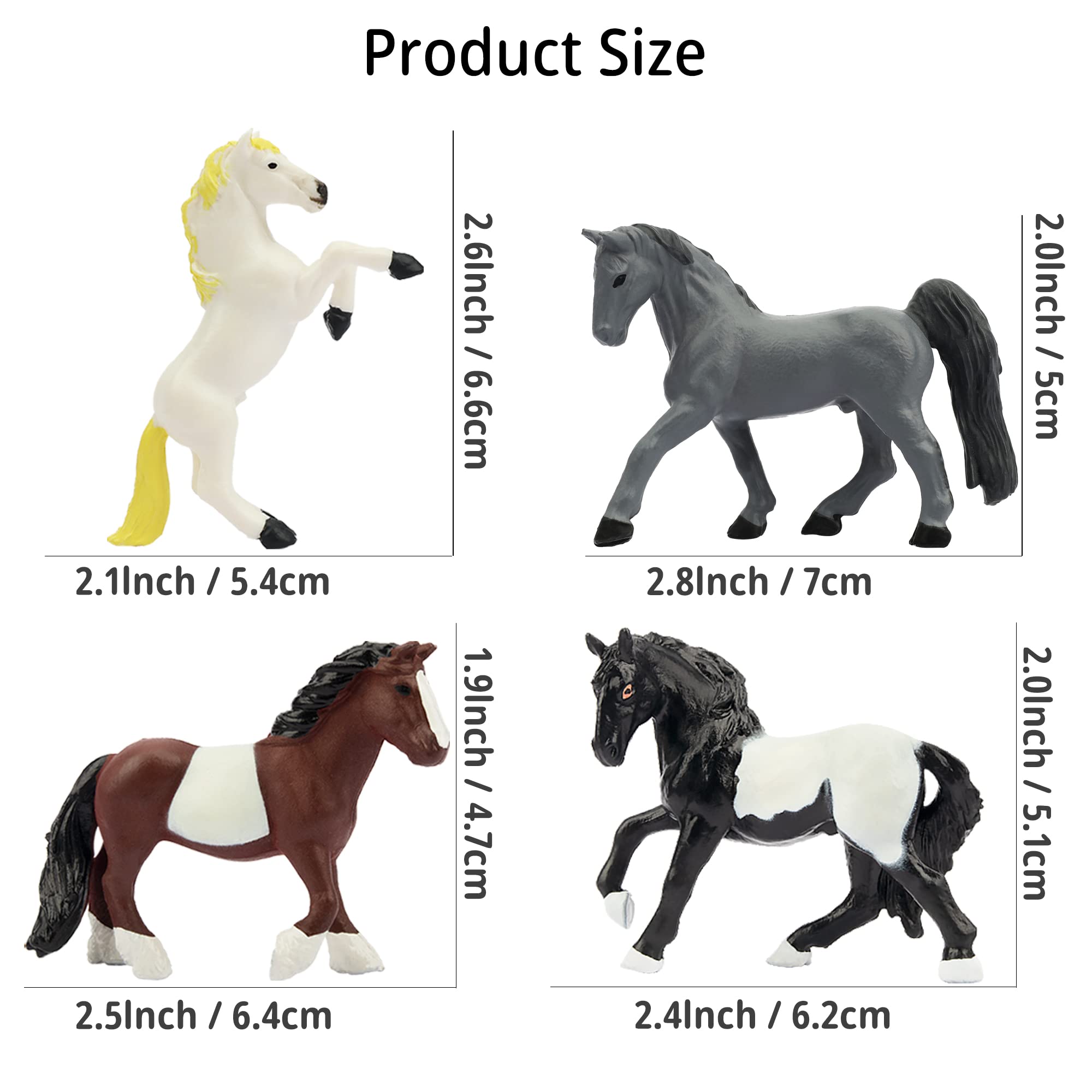 Toymany hand-painted horse figure with textured mane inspires imaginative play