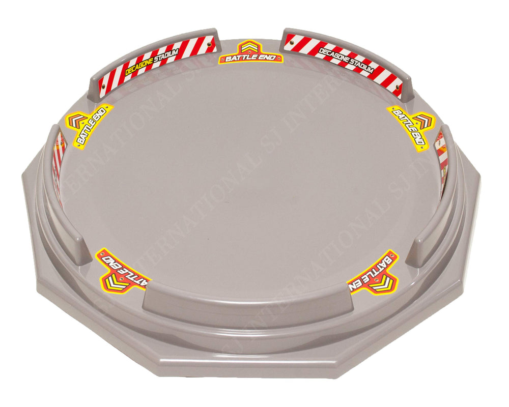 TOYMECA Decagon Battling Tops Stadium showcases a giant arena for family battles in safe, durable plastic.
