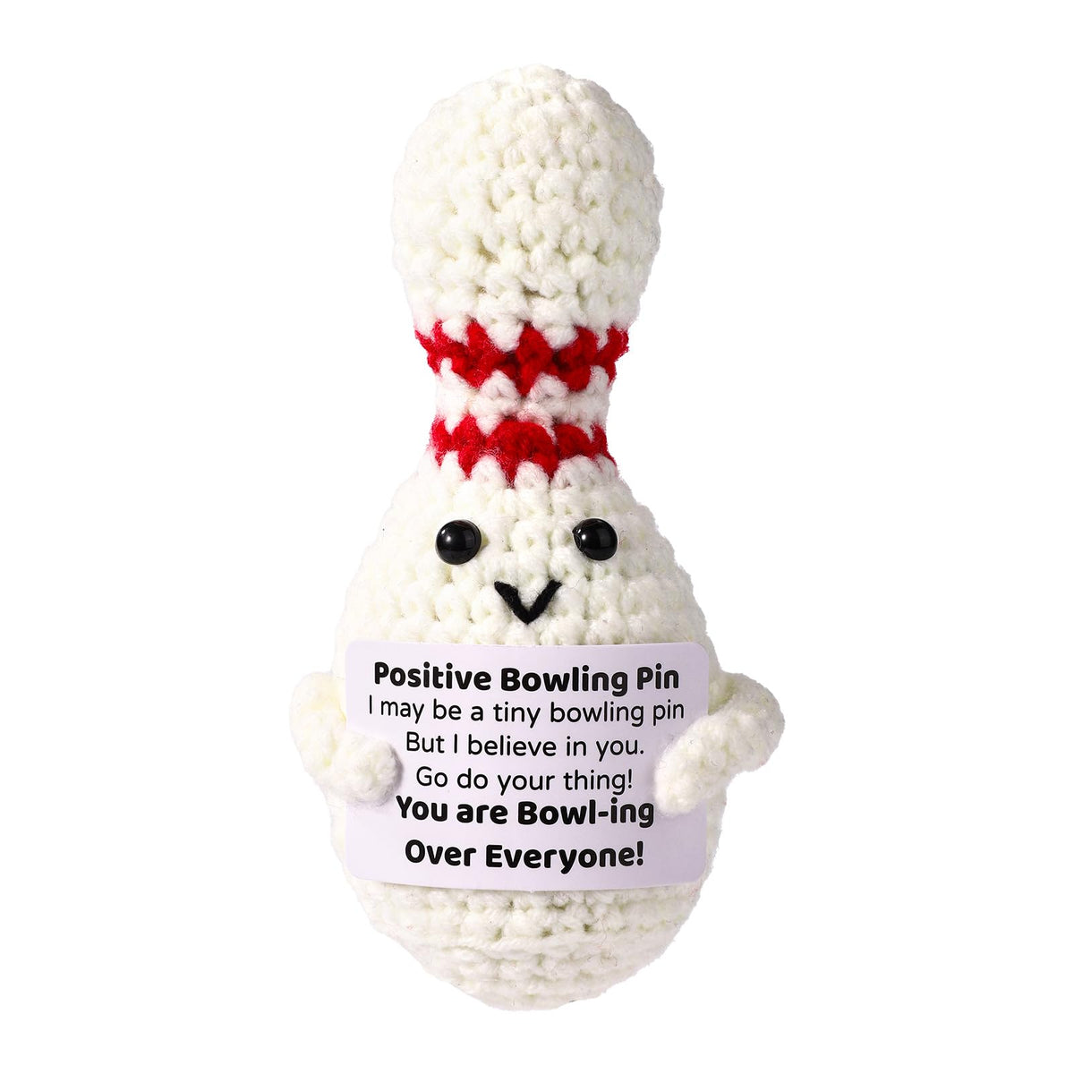 TOYMIS crochet bowling ball plush for cozy play and decor
