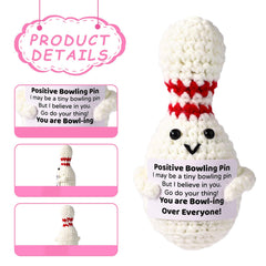 TOYMIS soft-material crochet bowling ball with gentle texture
