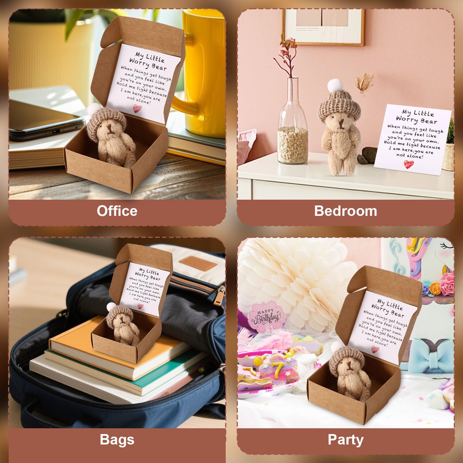 TOYMIS encouragement card and bear pair for friends and family.
