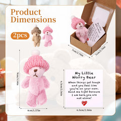 TOYMIS encouraging card with bears, offers a positive message for kids.