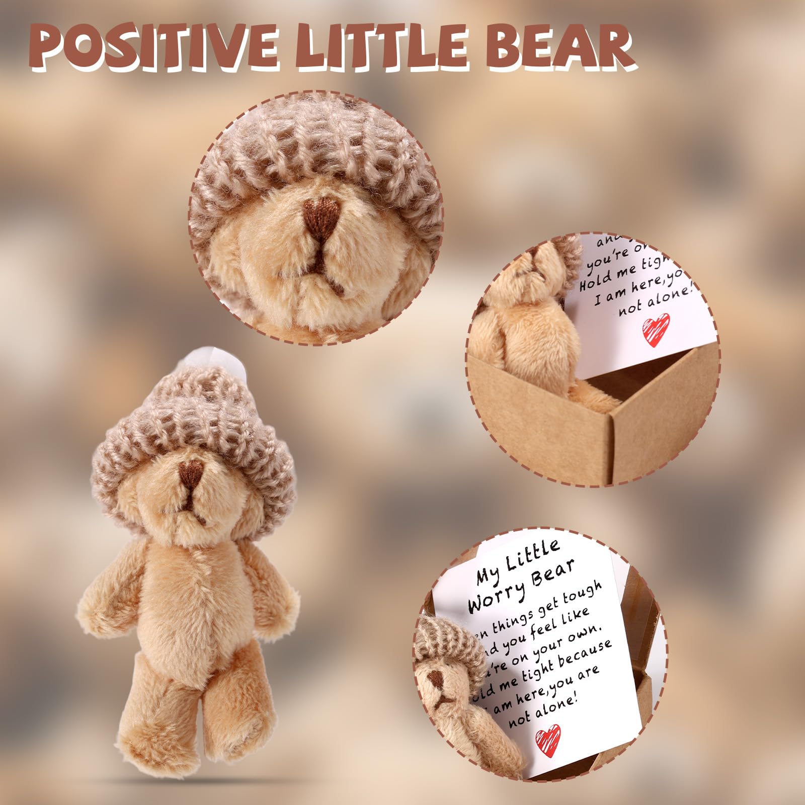 TOYMIS inspirational card for the bear set, a positive message for encouragement.