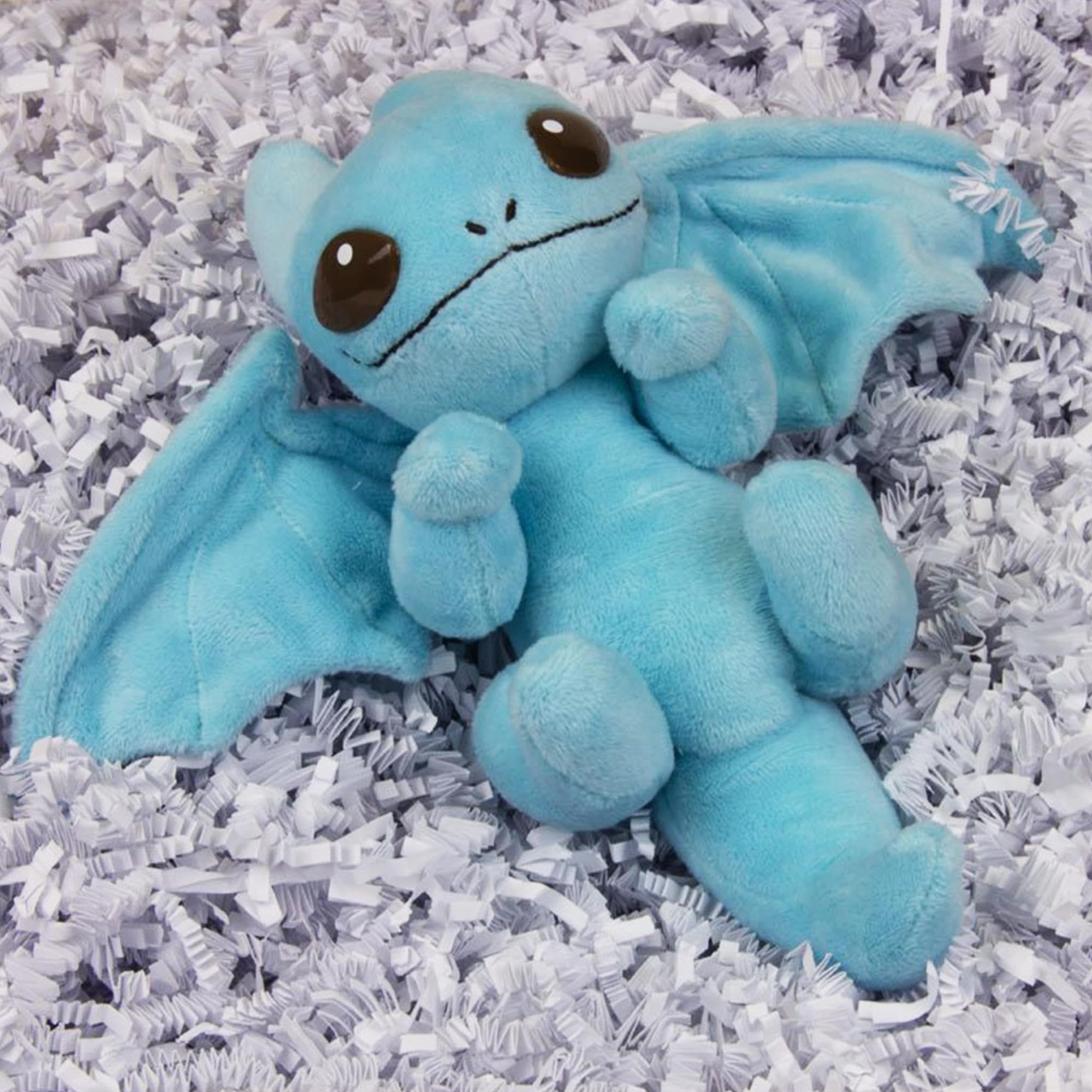 Toynami Miyo's blue dragon features poseable limbs for storytelling.