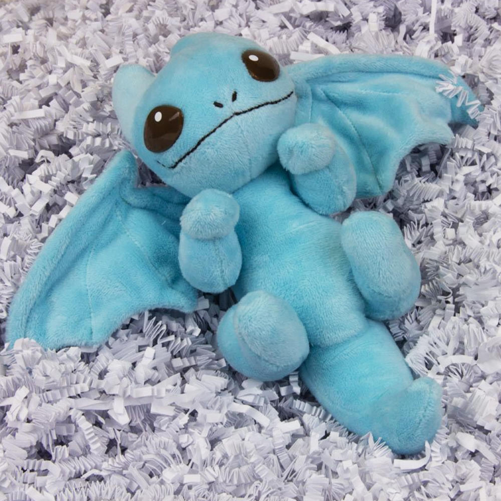 Toynami Miyo's blue dragon features poseable limbs for storytelling.