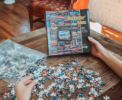 Toynk Blockbuster Era puzzle offers a family-friendly activity for all ages.