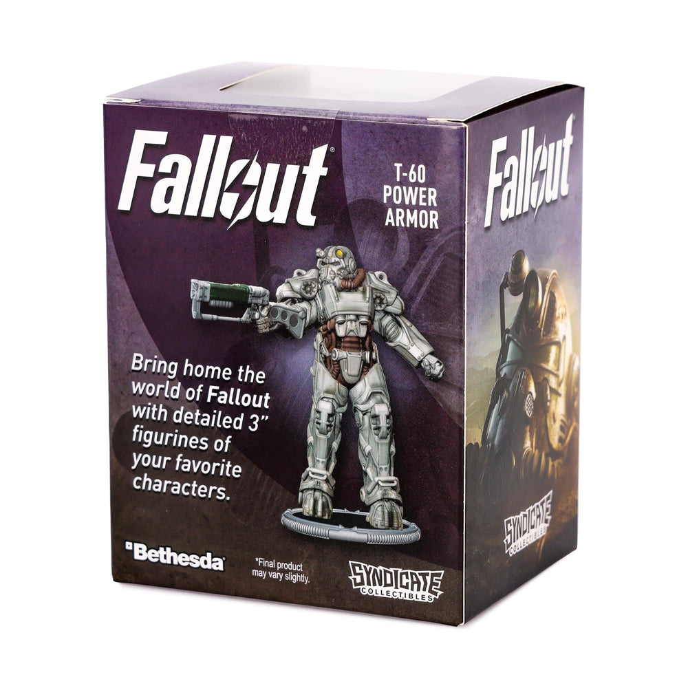 Toynk Fallout T-60 Power Armor Mini Figure in a premium window box.