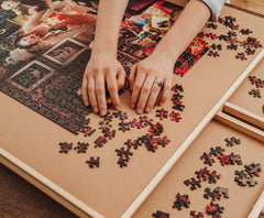 Toynk Horror Night Watch Party box art shows reference image for solving the puzzle.