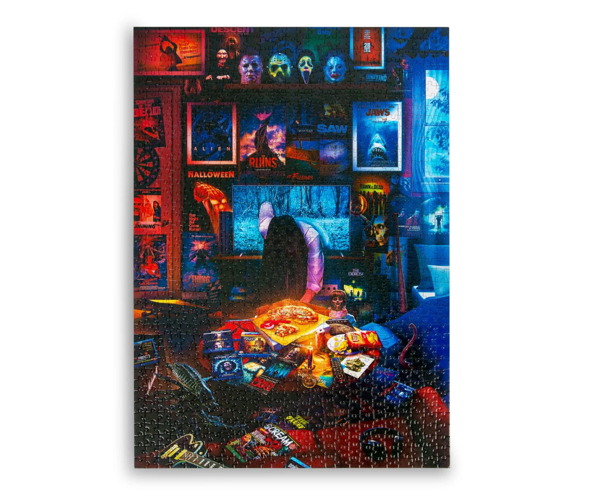 Toynk House of Horrors puzzle 1000 pieces emphasizes durable interlocking for lasting play
