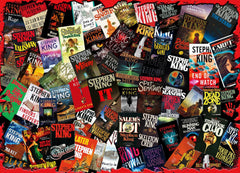 Toynk King of Horror collage puzzle close-up featuring The Shining scenes, perfect for solo focus.