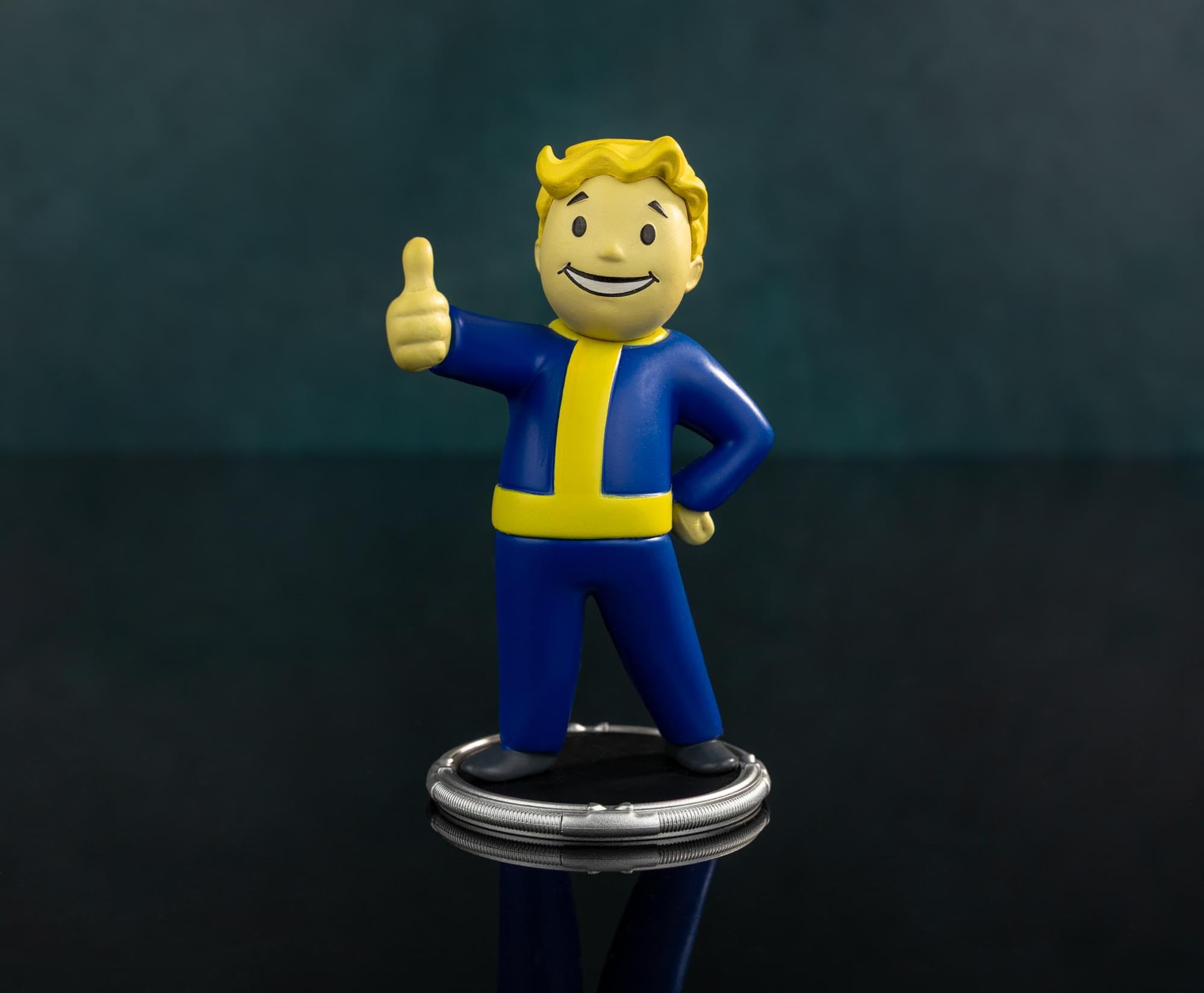 Officially licensed Fallout collectible featuring Vault Boy for fans.