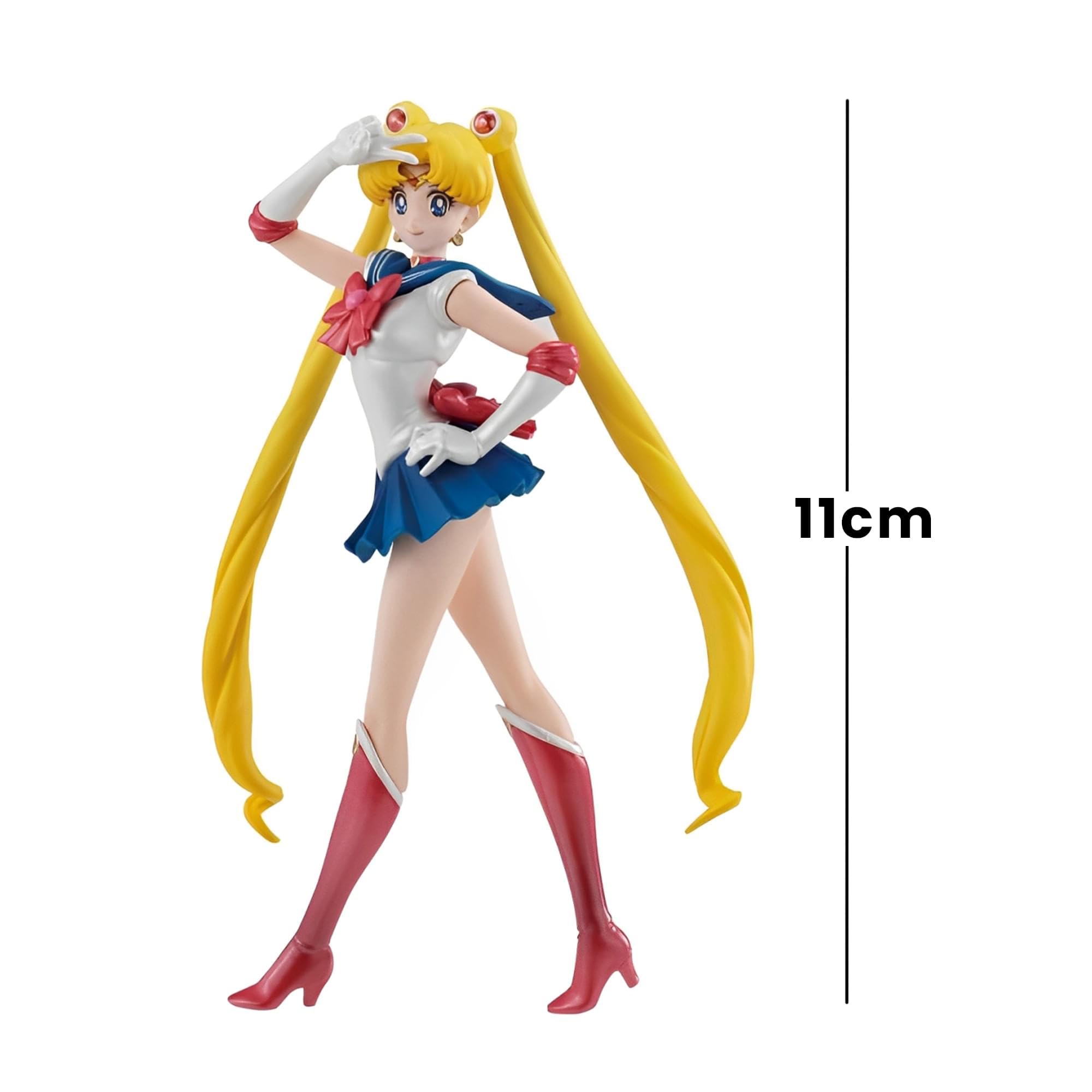 Toynk Sailor Moon HGIF figure in collectible size fits compact desks.
