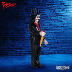 Toynk Svengoolie figure highlights detailed facial features and retro charm.