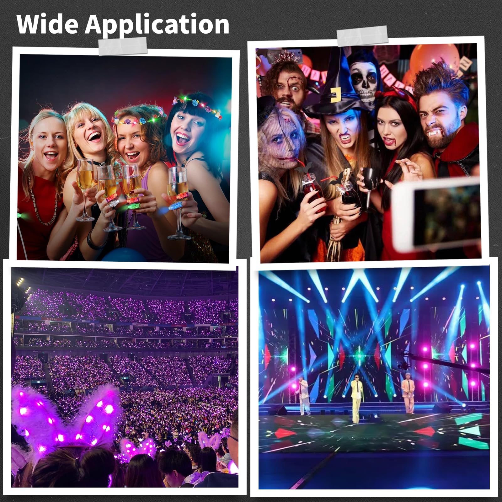 Toyoget LED finger lights ideal for party setups and performances