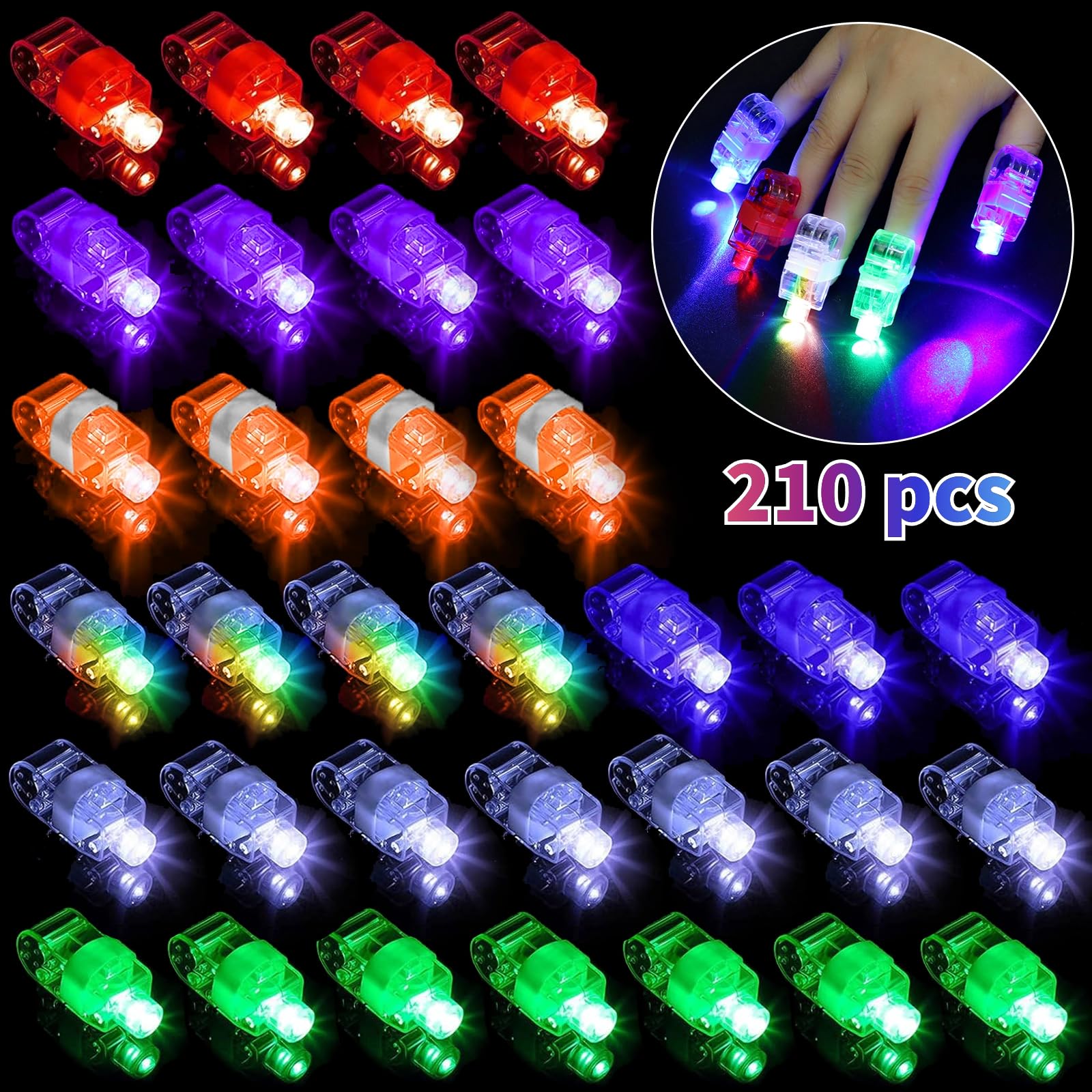 Toyoget finger light with a top on/off switch for quick control