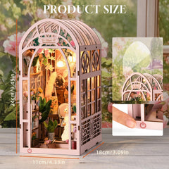 TOYQI Book Nook Kit dollhouse assembly visuals aid quick setup