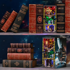 TOYQI Dust cover included to protect your finished book nook.