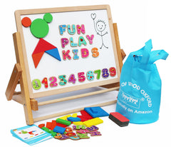 Toys of Wood Oxford TOWO easel with foldable double boards for versatile home learning.