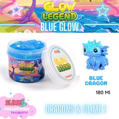 ToysButty FINOCLAY glow slime accessories with flowers and glitter