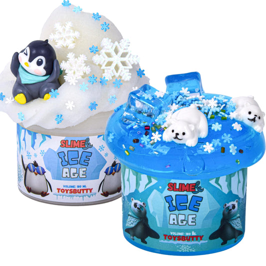 ToysButty FINOCLAY ice age slime collection for creative sensory play
