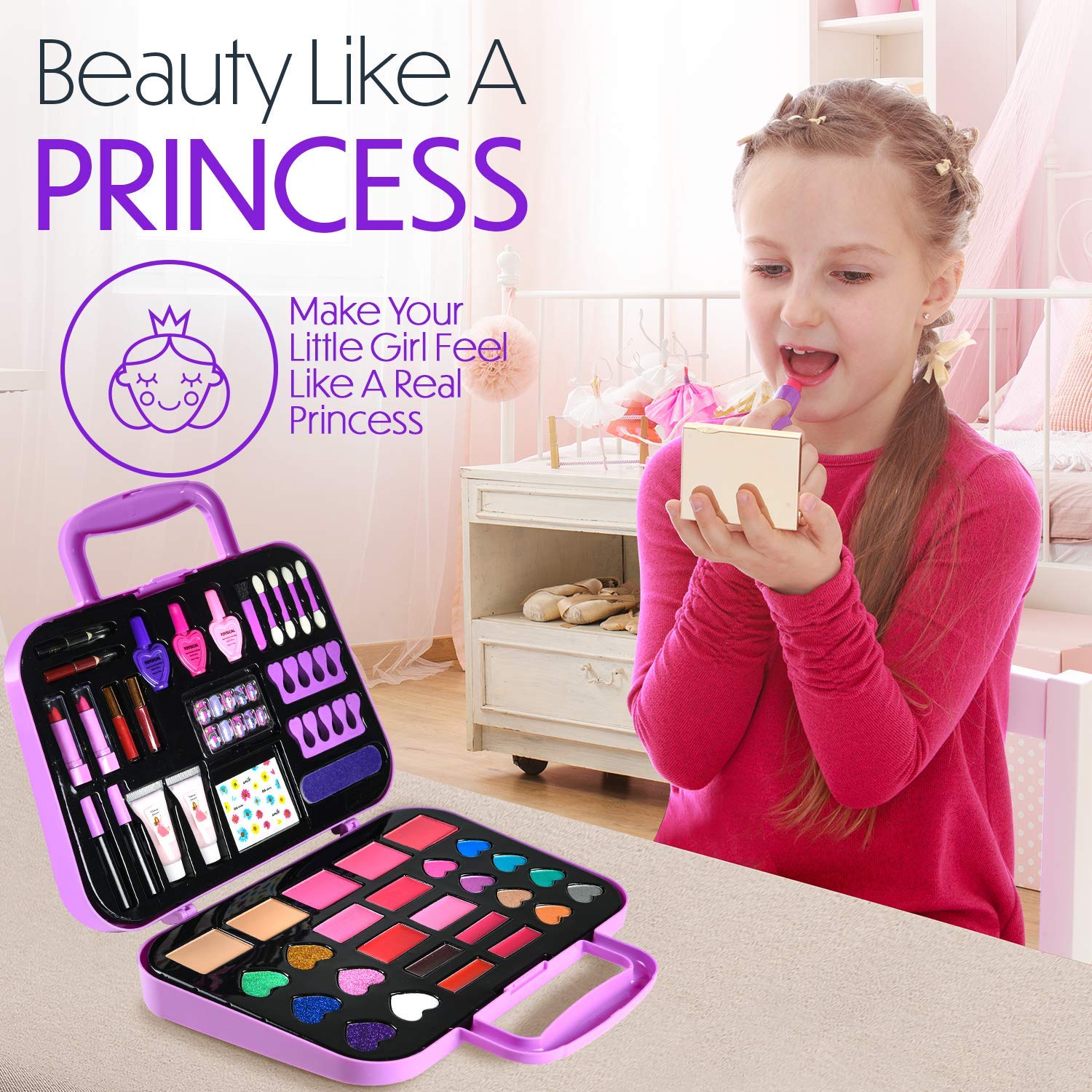 Toysical durable case keeping all pieces organized for on-the-go fun