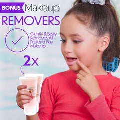 Toysical makeup removers illustrating easy cleanup after playtime