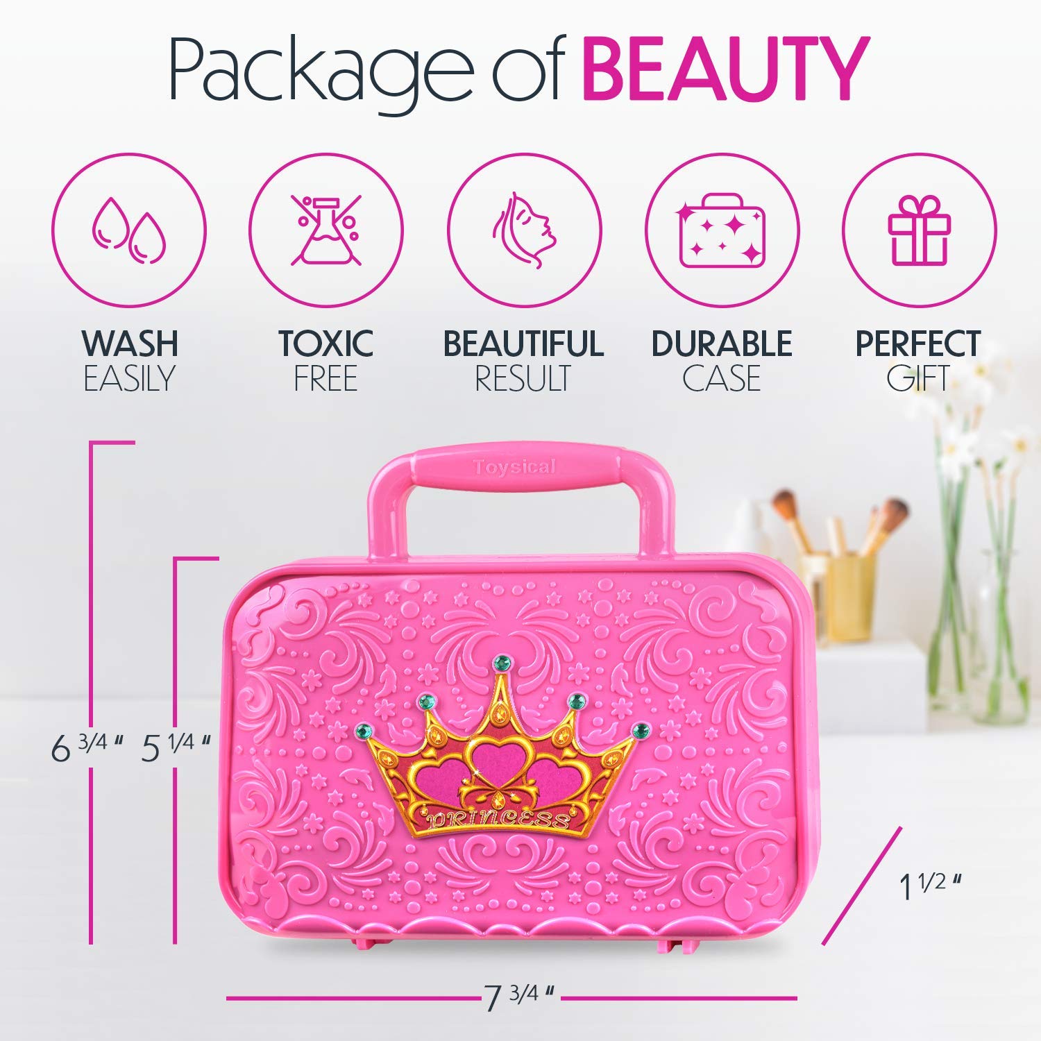 Toysical Princess makeup kit nail polish for playful style moments.