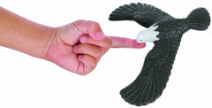Toysmith Balancing Eagle 7-inch wingspan for interactive spin and display.