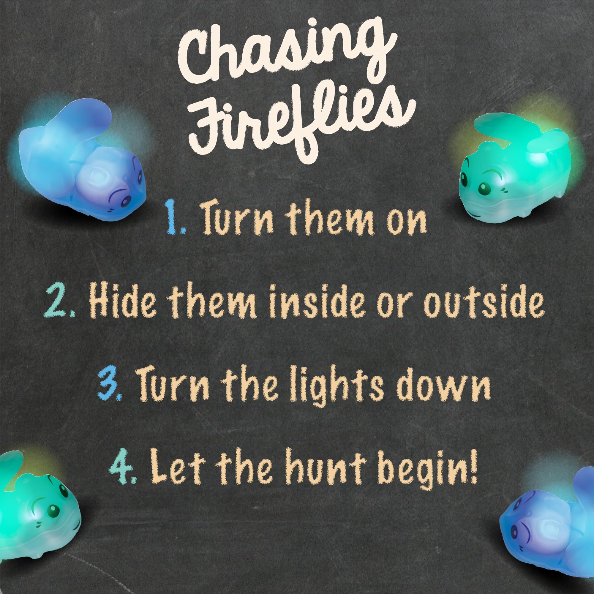 Toysmith Chasing Fireflies easy on/off switch keeps play simple