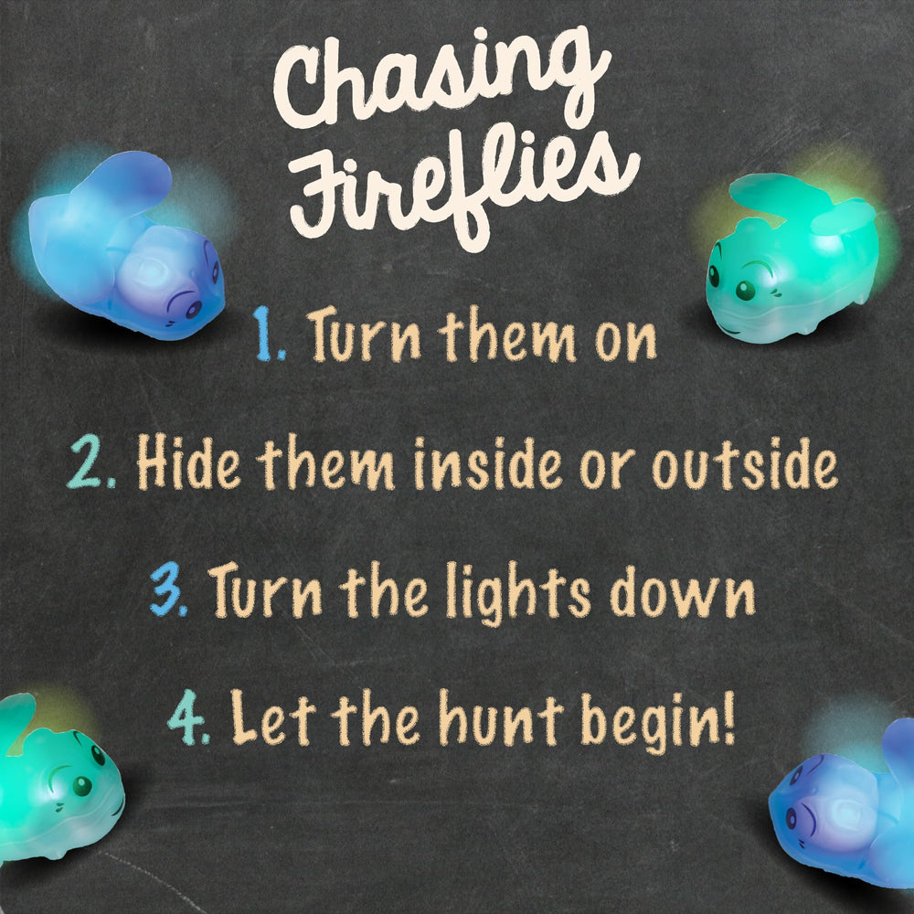 Toysmith Chasing Fireflies easy on/off switch keeps play simple