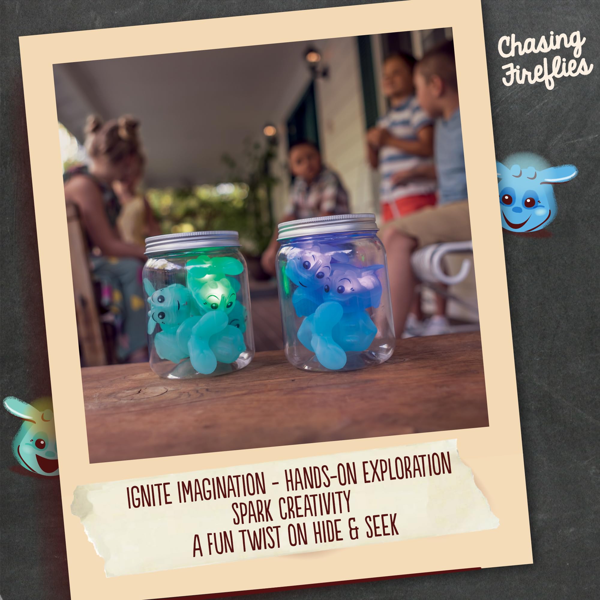 Toysmith Chasing Fireflies five-inch jars invite hands-on discovery and sensory engagement