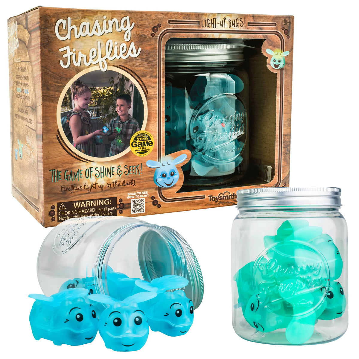 Toysmith Chasing Fireflies night-time jar glow sparks outdoor exploration
