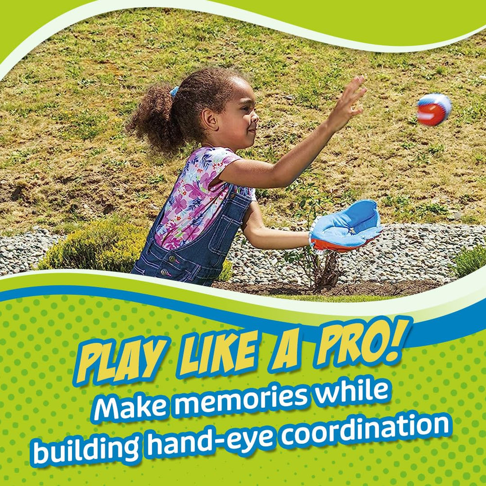 Toysmith Colorful glove and ball details for kids' active play
