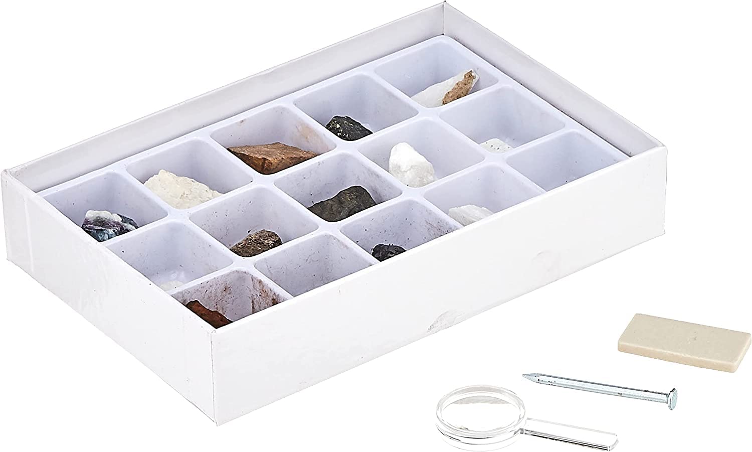 Toysmith mineral science kit magnifying viewer closeup for detailed observation