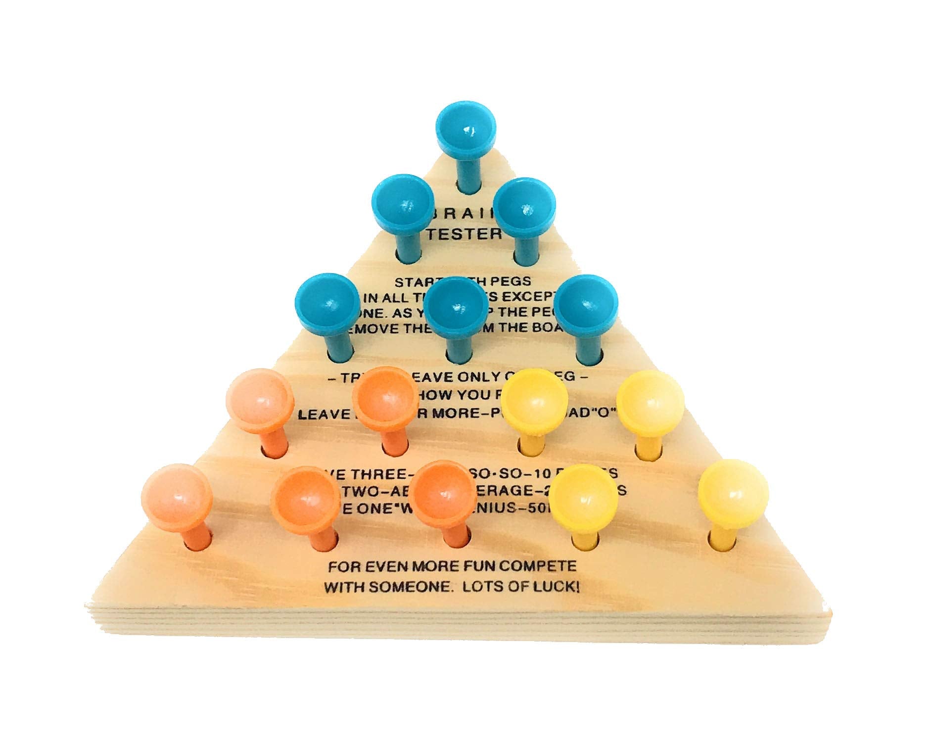 Toysmith Peg Game puzzle in progress, engage logic and planning